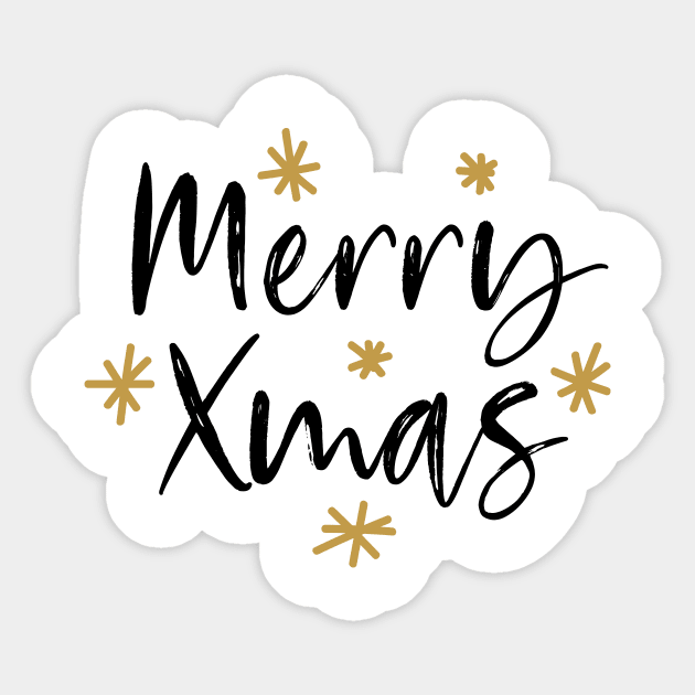 Merry Xmas Sticker by Magniftee